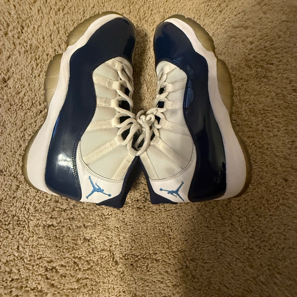 Air Jordan Retro 11 Sneakers - Navy and White